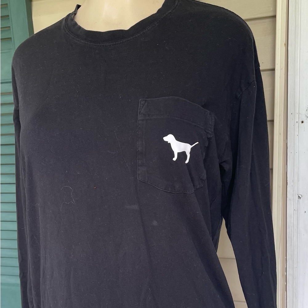 Pink Victoria’s secret Long Sleeve Holiday Shirt